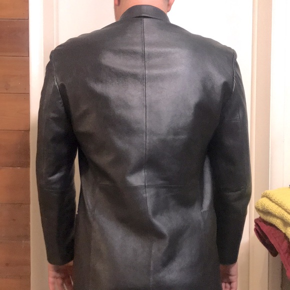 Stafford Black Leather Jacket - Picture 6 of 6